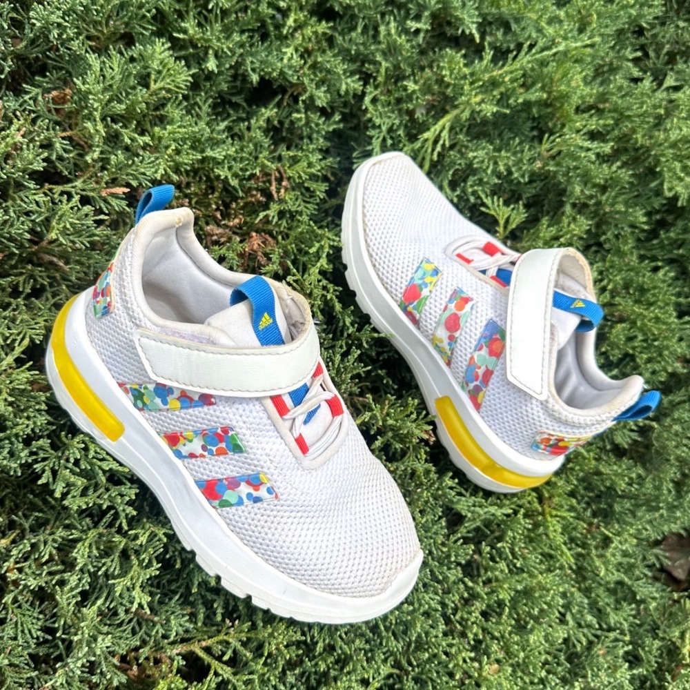 Adidas TR23 Toddler Athletic Sneakers Size 8 White
